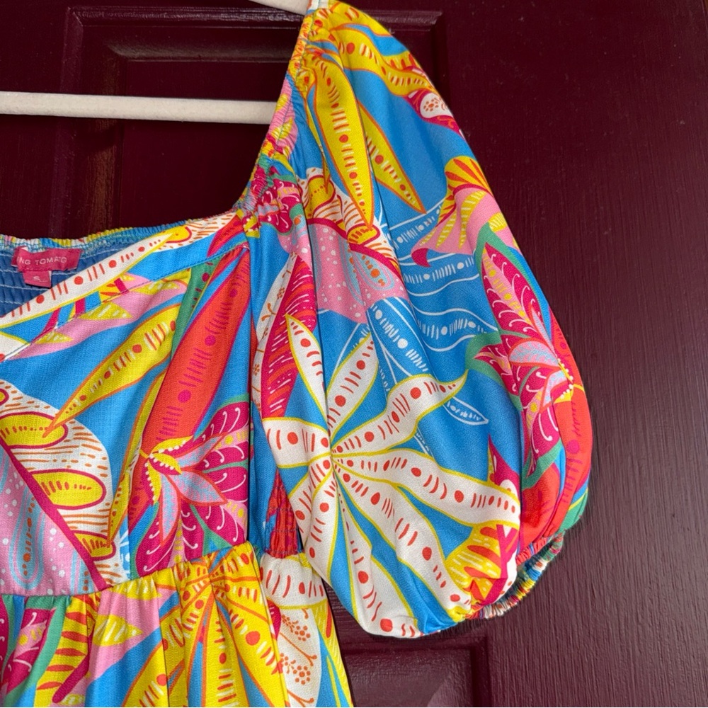 Flying Tomato Blue and Pink Dress - Picture 3 of 13